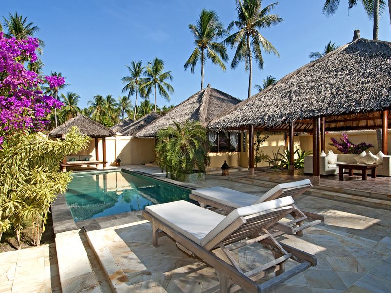 Villa Pool at Kura Kura Resort Indonesia