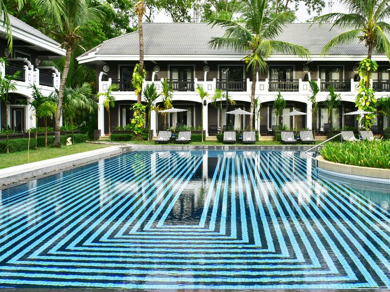 Courtyard pool at Shinta Mani Angkor