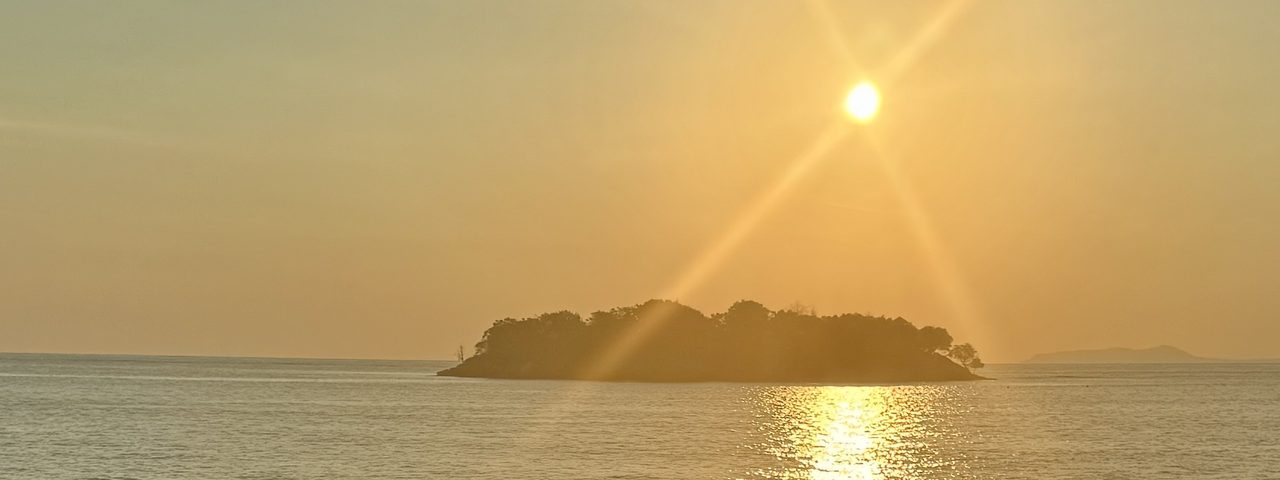 Indonesian island in the sun