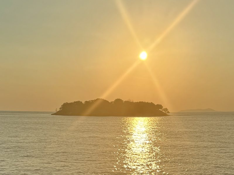 Indonesian island in the sun