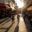 Walking through Osaka in the early evening light