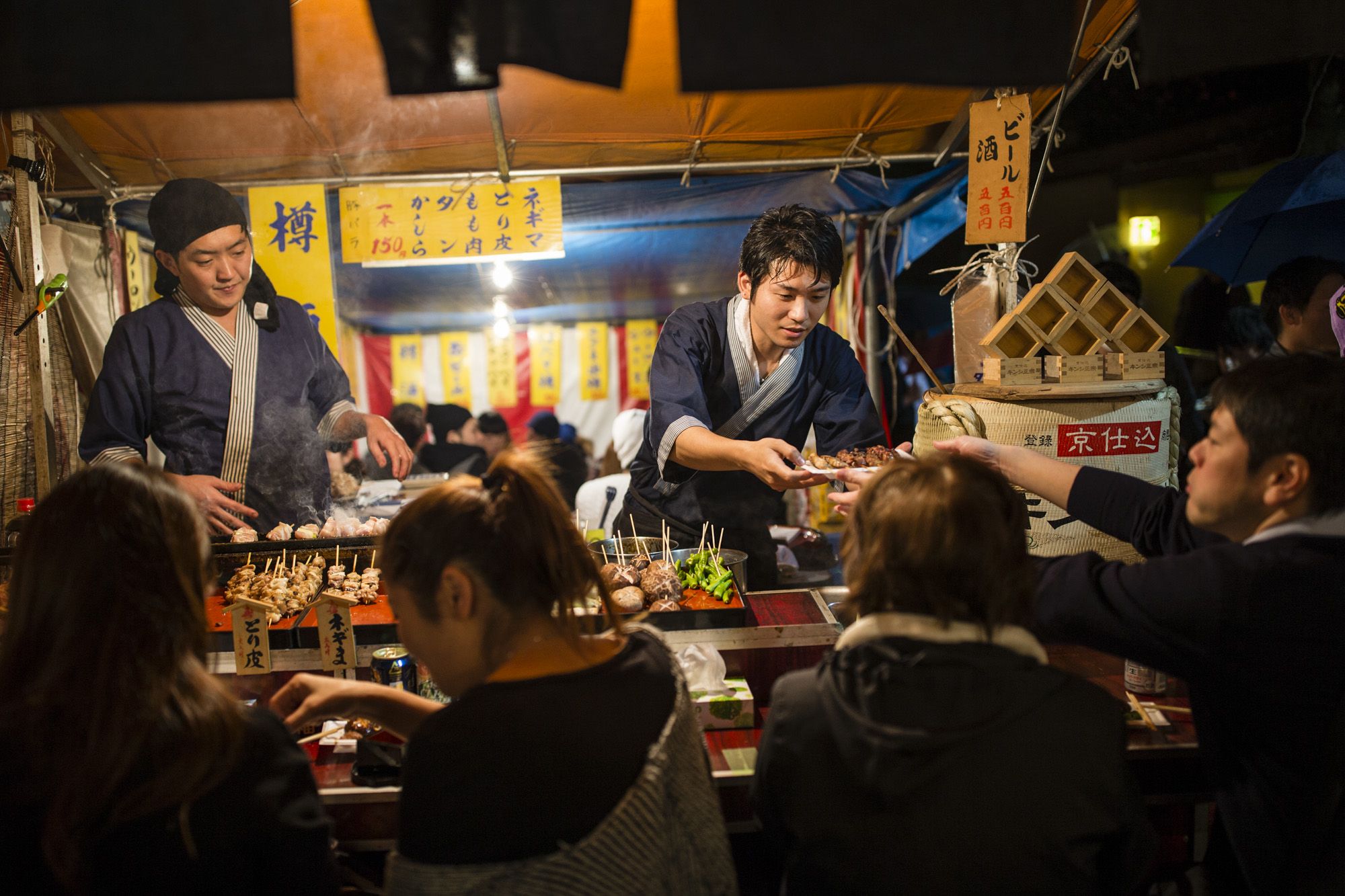Street food stall in Tokyo