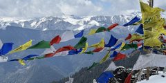 Bhutan prayer flags
