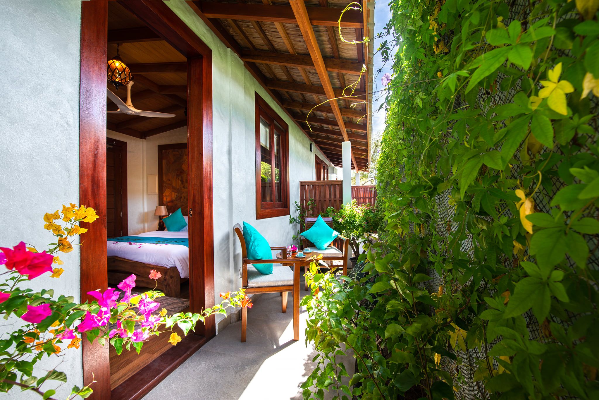 Local island accommodation in the Maldives