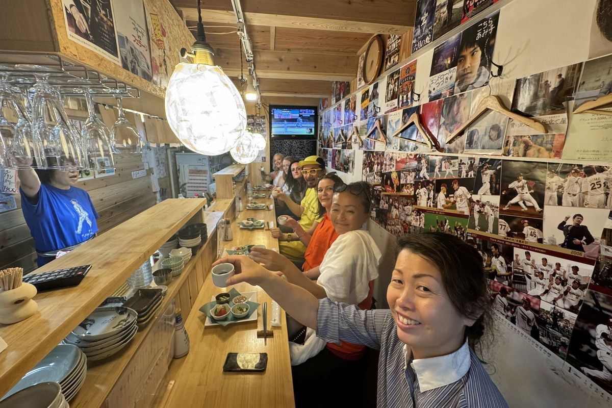 Cosy izakaya Hokkaido Japan in Winter Selective Asia