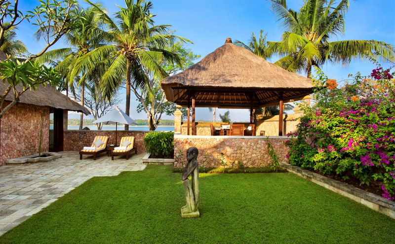 Villa courtyard