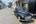 a black car parked on a street