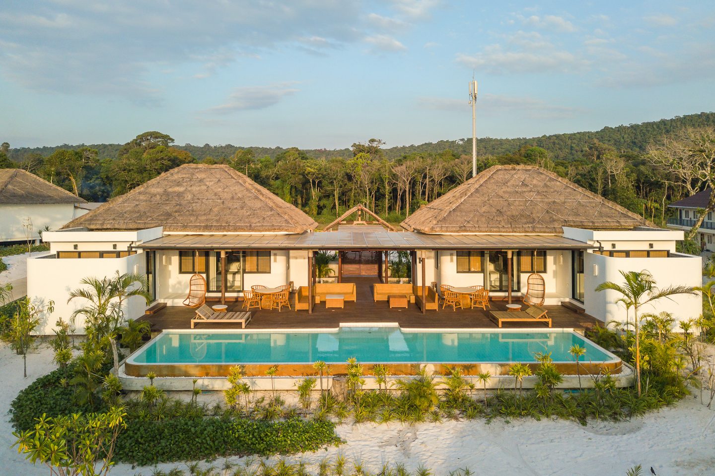 Villa with pool at Royal Sands