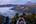 people looking at a mountain range
