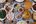 a table with plates of food