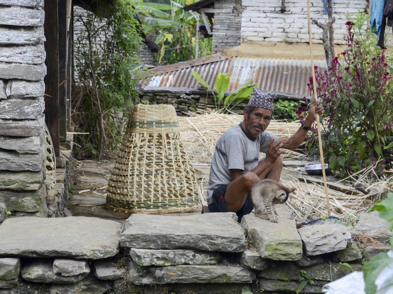 Nepalese weaver