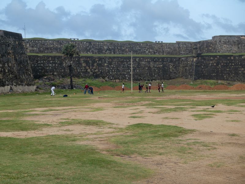 Cricket in Galle, Sri Lanka