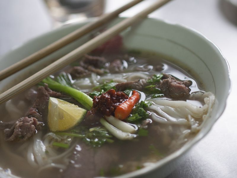 bowl of pho