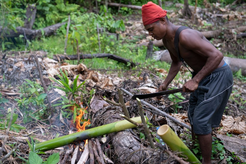 Moluccas village Indonesia