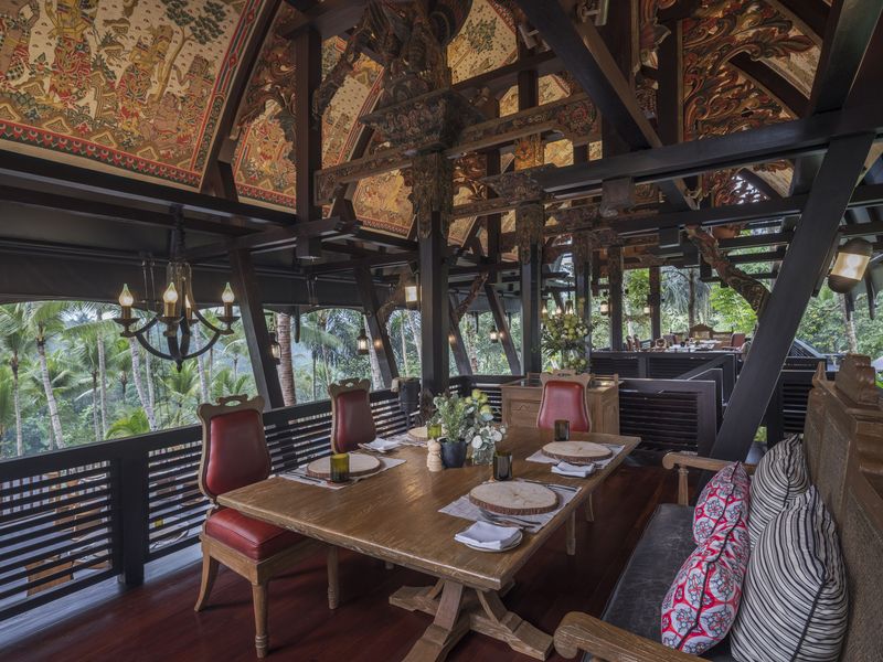 Restaurant at Capella Ubud Bali Indonesia