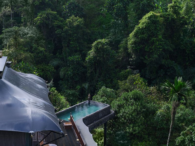 Capella Ubud Keliki Valley Tent Bali Indonesia