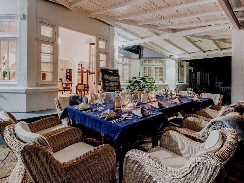 Dining room at the Ashburnham Estate