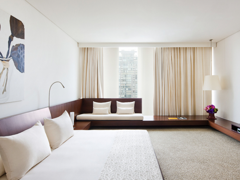 Double bedroom at Como Metropolitan Bangkok